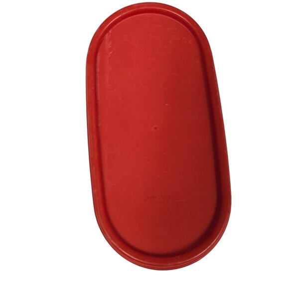 Vtg Tupperware Modular Mates #1615-2 11" Tall Oval Container W/ Lid 12 1/4 Cup - Picture 5 of 13